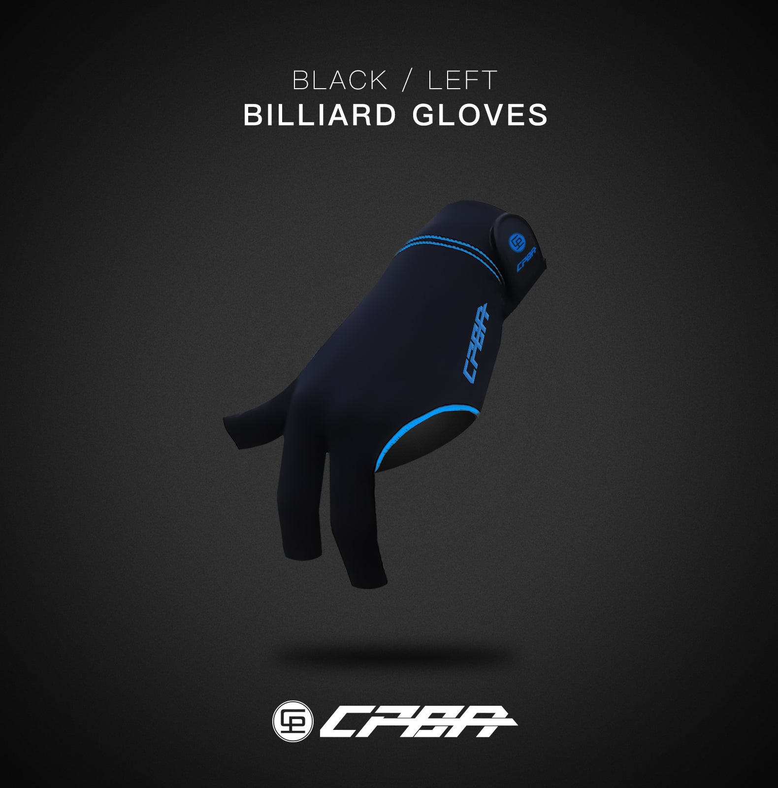 CPBA Open Finger Billiard Gloves