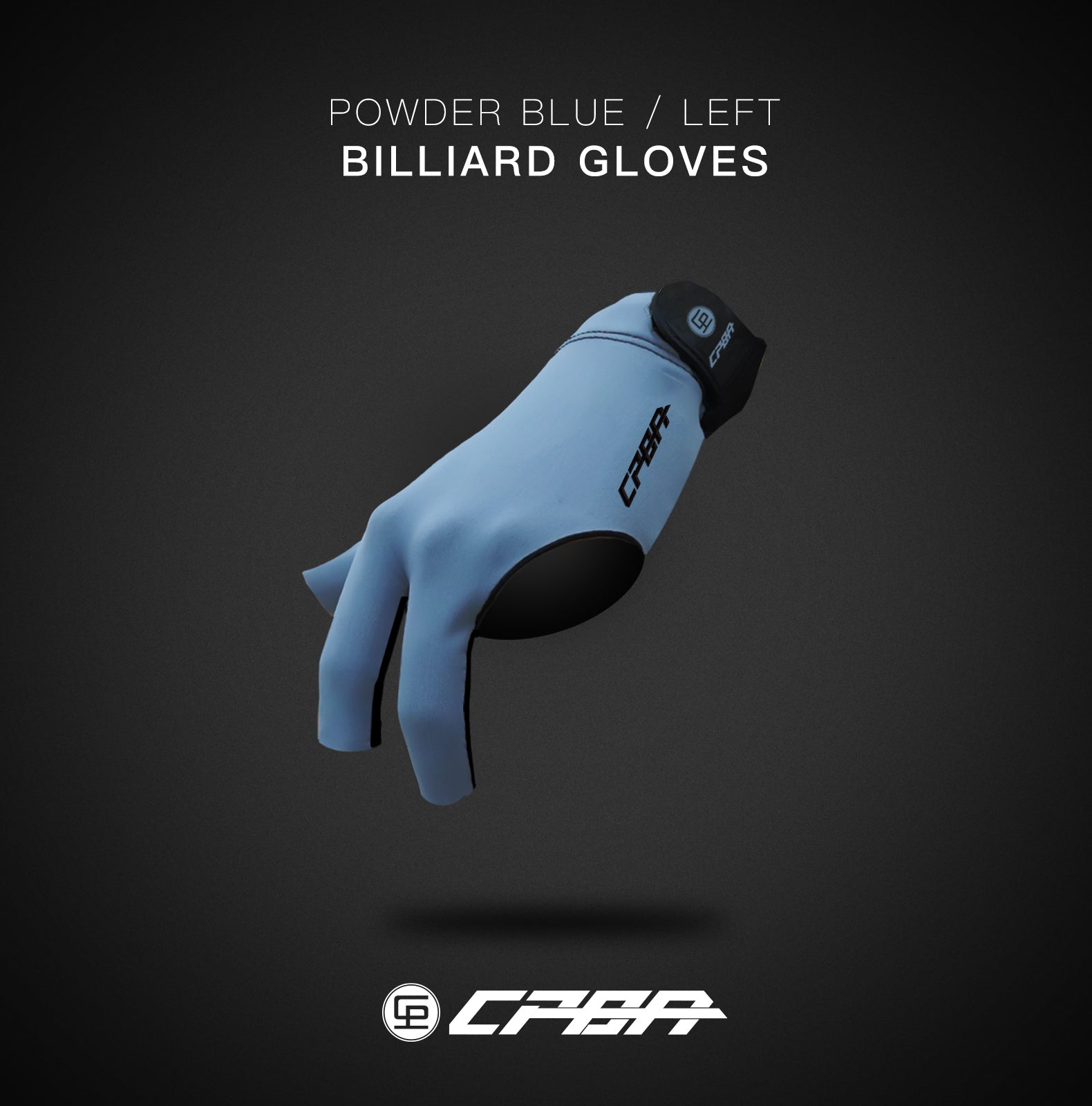 CPBA Open Finger Billiard Gloves
