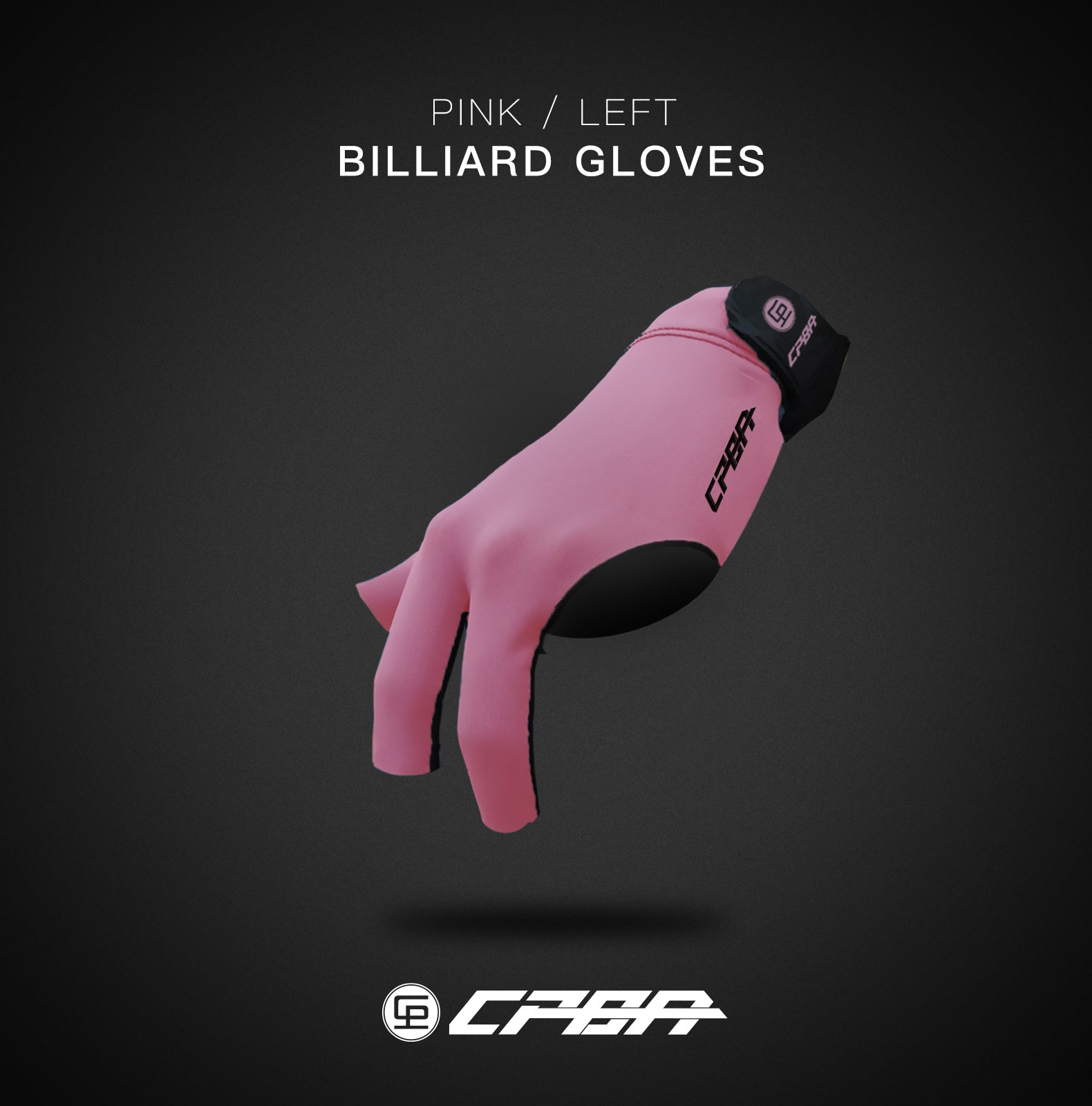 CPBA Open Finger Billiard Gloves