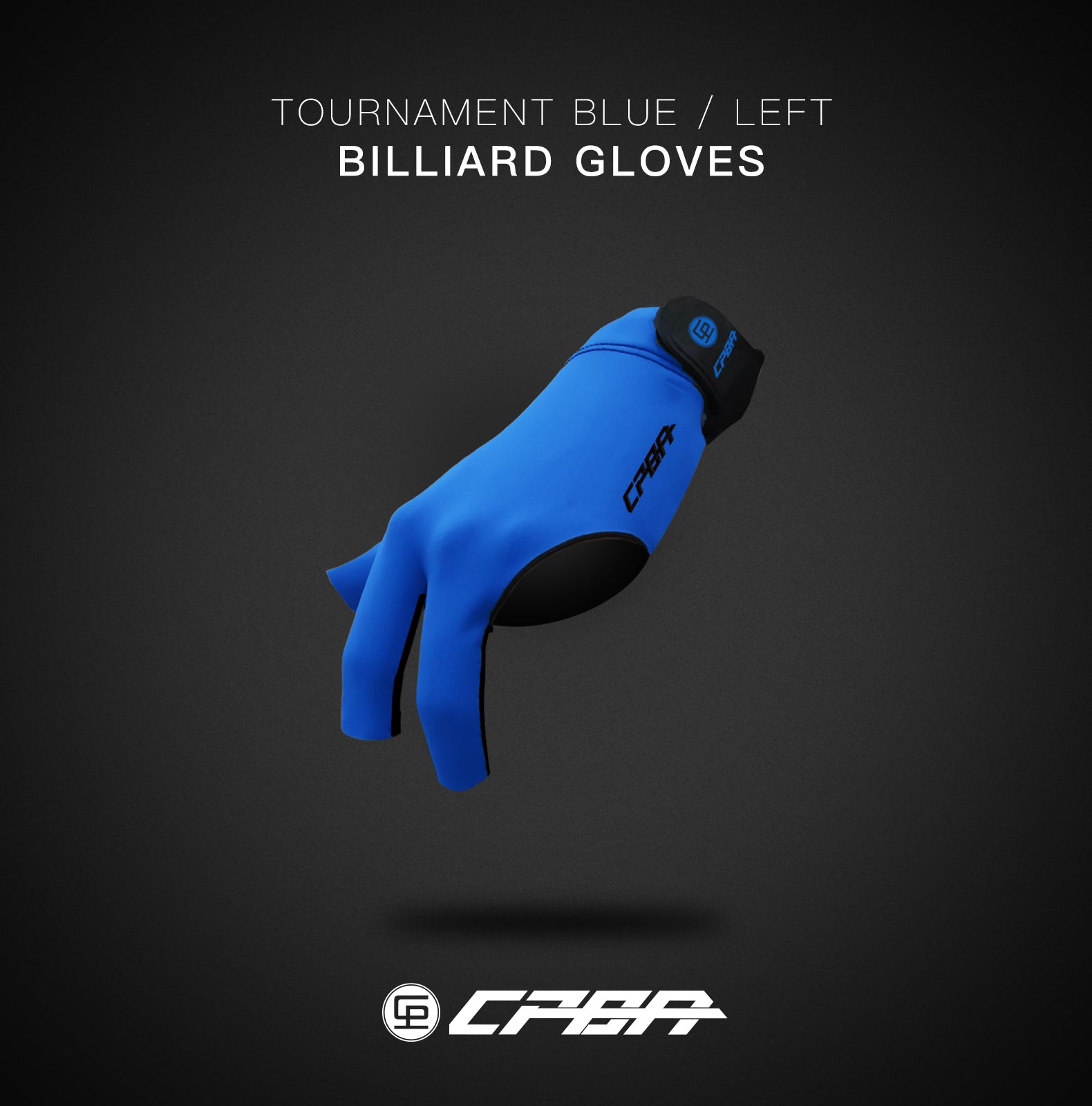 CPBA Open Finger Billiard Gloves